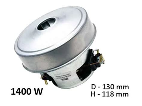 Двигател за прахосмукачка 1400W, диаметър D=130мм, височина H=118мм ...