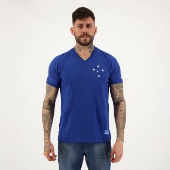 Camisa Home Cruzeiro 1976 Azul FutFanatics