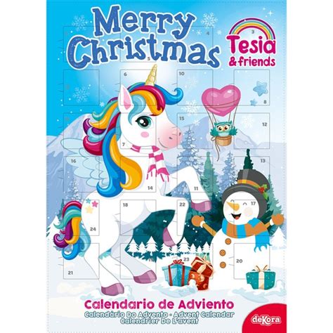 Calendario De Adviento Con Chocolates Tesia Friends Envase 50 G