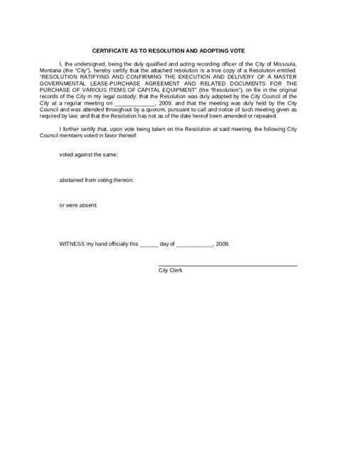 Resolution 8624 City Of Missoula Ftp Ci Missoula Mt Doc Template