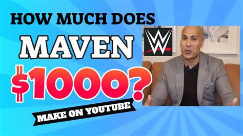 How Much Does Maven Huffman From WWE Make On Youtube YouTube