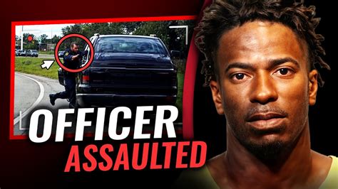 The Man Who Savagely Attacked And Dragged Innocent Officer For Stopping