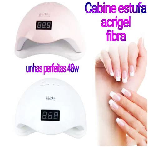 Cabine Sun Led Uv W Digital Sensor Estufa Forno Unhas Gel Submarino