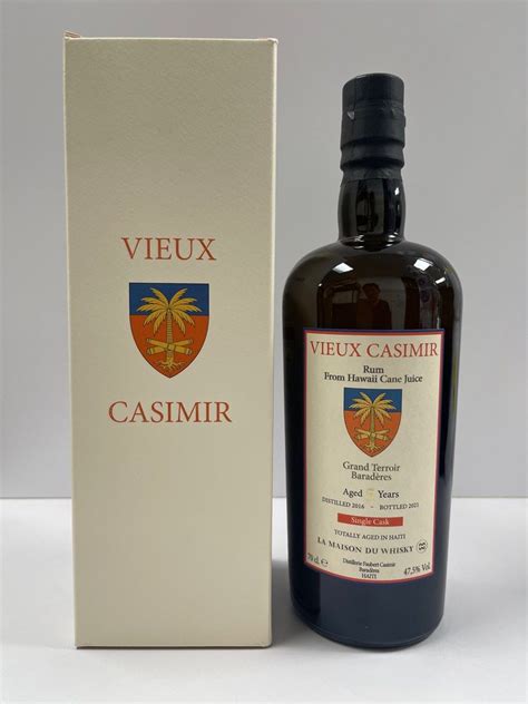 Vieux Casimir Year Old Velier Ex Caroni Single Cask Th