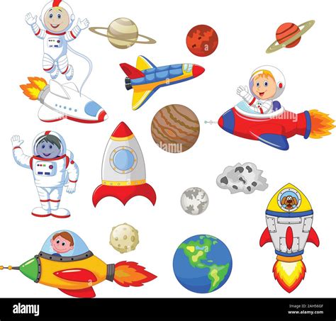 Astronaut Spaceship Clip Art