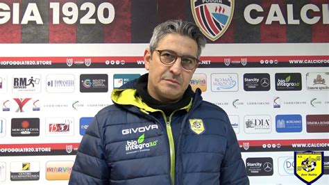 Foggia Juve Stabia Pasquale Padalino Conferenza Stampa Youtube