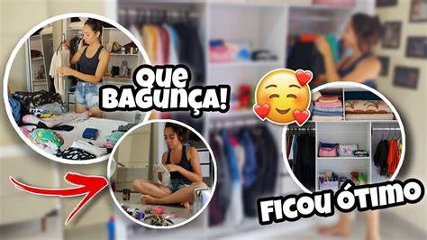 Arrumei Meu Guarda Roupa E Troquei De Lugar Por Thaynara Leite Youtube