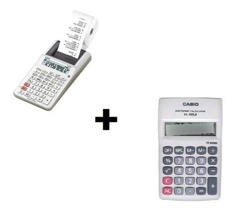 Calculadora Casio Con Impresora Hr 8rc Hl 100lb Cuotas Sin Interés