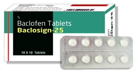 BACLOSIGN 25 TAB BACLOFEN 25 MG Onlinehealthcarepharma