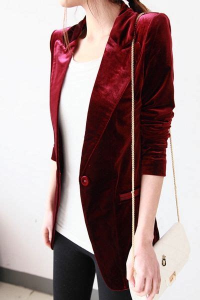 Red Silk Velvet Blazer Omgosh Velvet Blazer Velvet Blazer Outfit Fashion