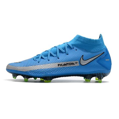 Zapatillas De Fútbol Nike Phantom Gt Elite Df Fg Azul Plata