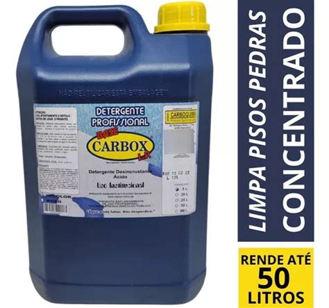 Detergente Desincrustante Cido Base Lava Pisos Pedras Frete Gr Tis