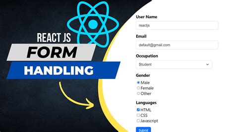 React Js Form Handling React Js Tutorial YouTube