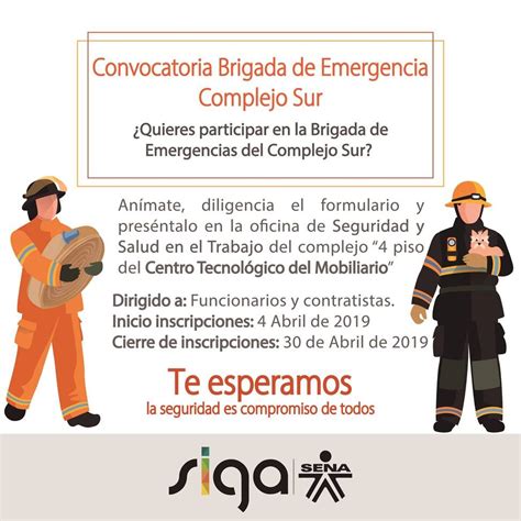 Convocatoria Brigadas De Emergencia