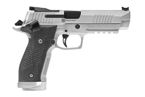 Sig Sauer P226 X5 9mm Stainless Full Size Pistol With Black Piranha Grips Sportsmans Outdoor