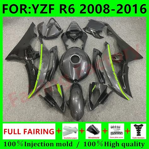 Motorcycle Full Fairing Kit Fit For Yzf R6 2008 2009 2010 2011 2012 2013 2014 2015 2016 Yfz R6