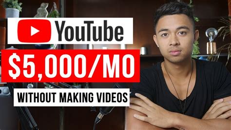 How To Make Money On Youtube Without Making Videos Step By Step Youtube