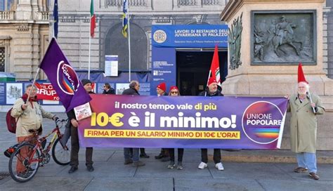 Settantamila Firme Per Il Salario Minimo Unione Popolare Sfida Il