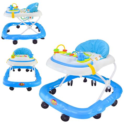 Ходунки дитячі BABY з брязкальцями, 4 положення висоти, 2 стопори ...