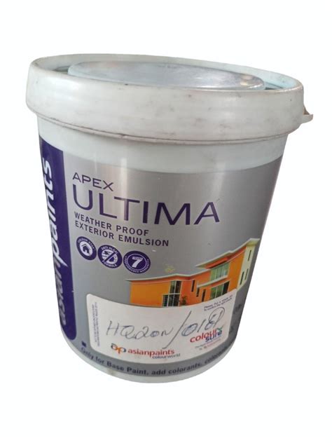 1L Asian Apex Ultima Weather Proof Exterior Emulsion Paint 1 Ltr At Rs