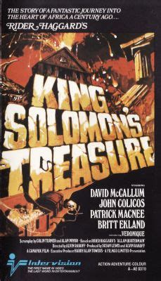 King Solomon S Treasure Director Alvin Rakoff Vhs