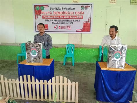 Bak Pemilu Mts P P Pergis Ganra Gelar Pemilihan Ketua Dan Wakil Ketua