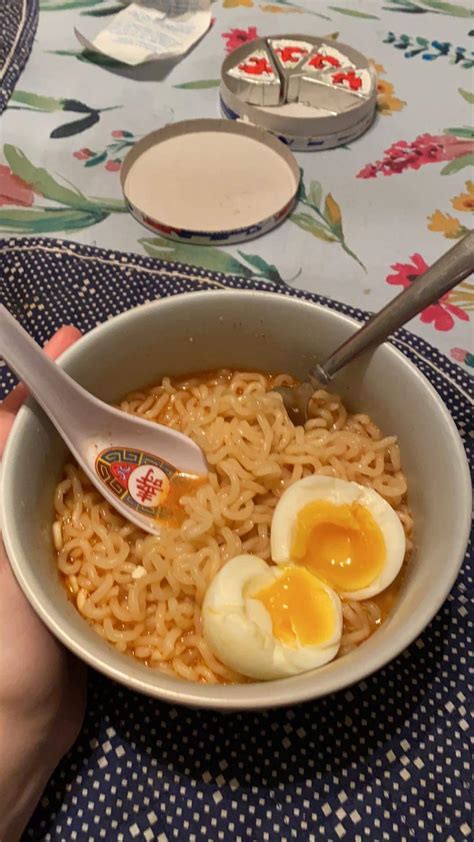 Some Ramen With My First Ever Soft Boiled Egg Its Delicious Dining And Cooking