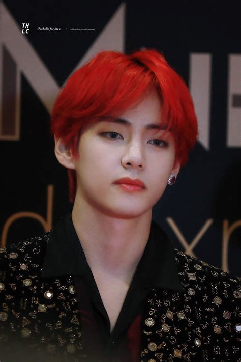 Bts V Red Hair Wallpapers Wallpaper Cave