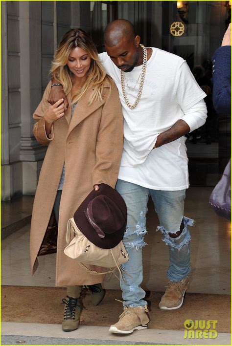 Kim Kardashian And Kanye West Step Out Together In Paris Photo 2961552