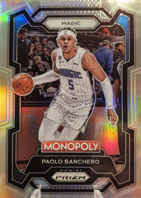 Paolo Banchero 2023 Prizm Monopoly 64 Silver Price Guide Sports Card