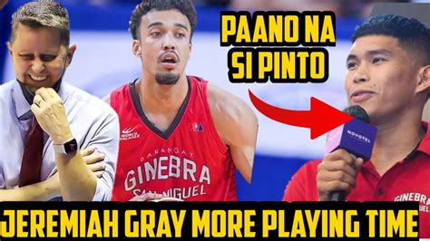 Pba Live Ginebra Jeremiah Gray Goodnews More Playing Time Ginebra