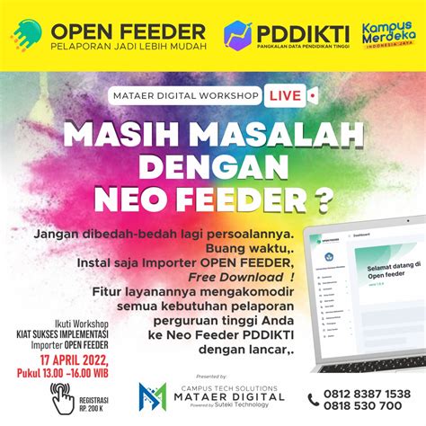 Kiat Sukses Implementasi Neo Feeder Pddikti Melalui Open Feeder