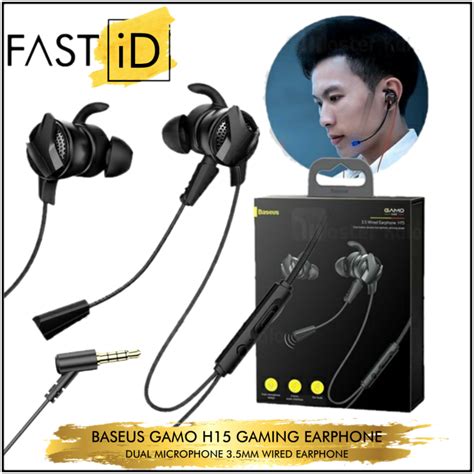 Headset Baseus Gamo H Gaming Dual Microphone Original Lazada Indonesia