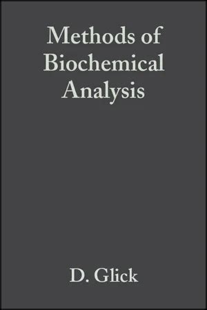 PDF Methods Of Biochemical Analysis By David Glick 99th Edition