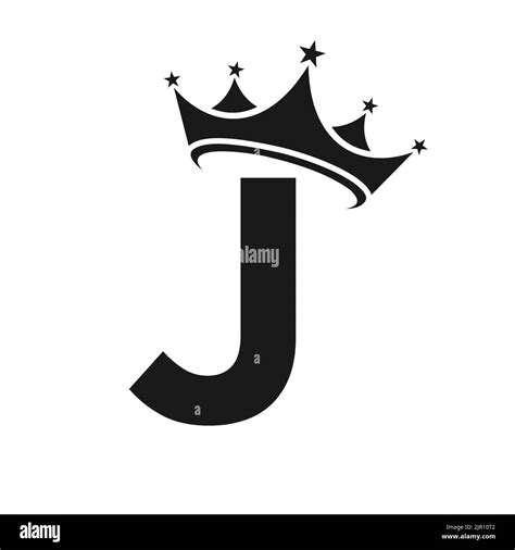 Logotipo De La Corona Con Letra J Logotipo De La Corona En Letra J