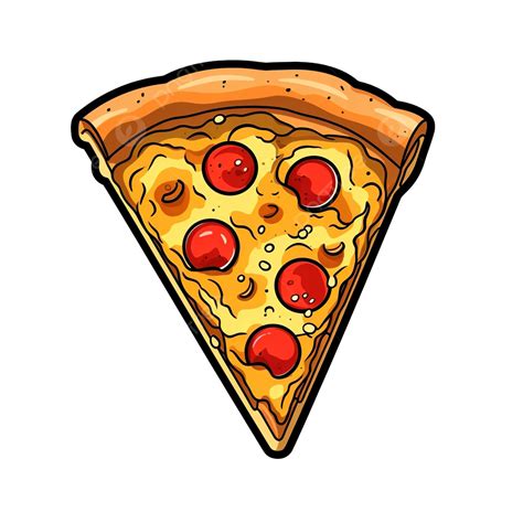 Slice Pizza Sticker Pizza Clipart Sticker Clipart Isolated Png