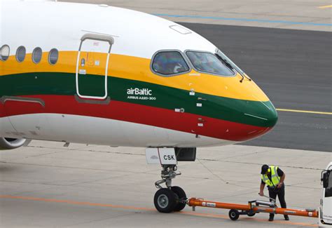 YL CSK Air Baltic Airbus A220 300 By Lucas Wu AeroXplorer Photo