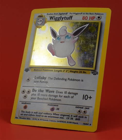 Pokemon English Card St Edition Jungle Set Wigglytuff Holo Rare