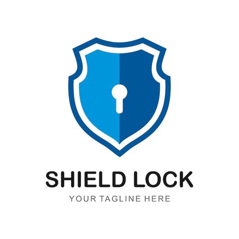 Premium Vector Shield Lock Vector Logo