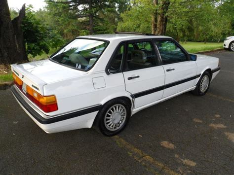 1987 Audi Quattro 4000 Cs Alpine White Original 1 Owner Classic Ur Low