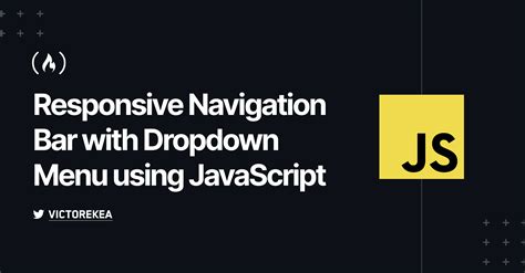 How To Build A Responsive Navigation Bar With A Dropdown Menu Using