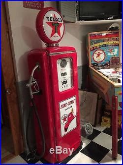 Texaco Fire Chief 1950s Vintage Full Size Gas Pump Replica Texaco Gas