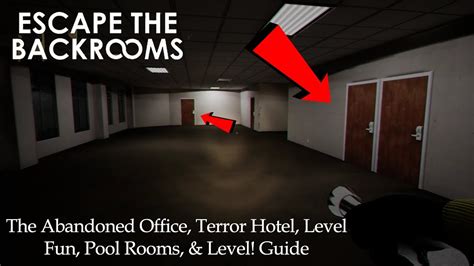 Escape The Backrooms The Abandoned Office Terror Hotel Level Fun