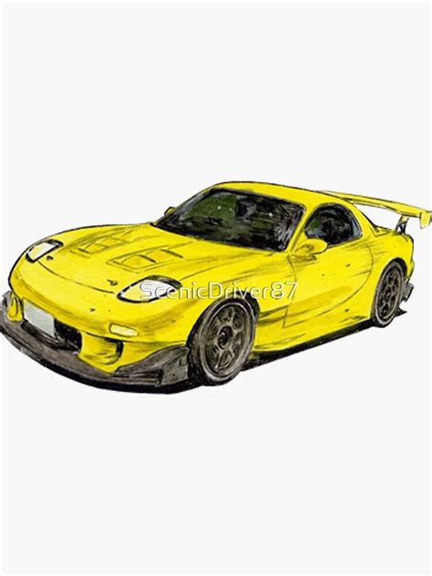 FD3S RX7 5th Stage Sticker For Sale By ScenicDriver87 Redbubble