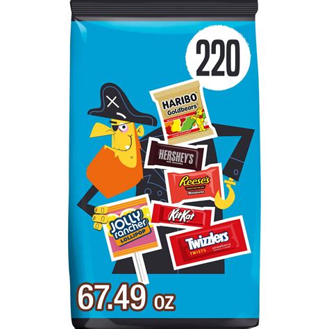 Hershey Miniatures Assorted Flavored Halloween Candy Bulk Bag 6749 Oz