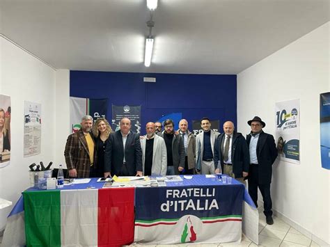 Marigliano Congresso Cittadino Fratelli Ditalia Un Grande Momento