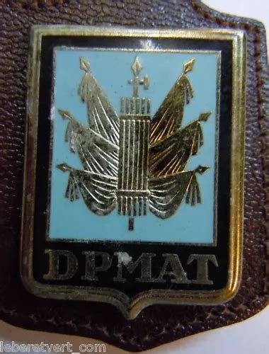 Direction Personnel Militaire Arm E De Terre Dpmat Insigne Authentique