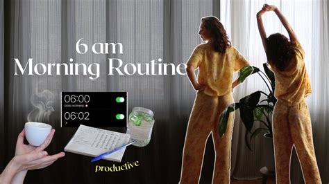 6 AM PRODUCTIVE MORNING ROUTINE Healthy Habits Reading Oil Pulling