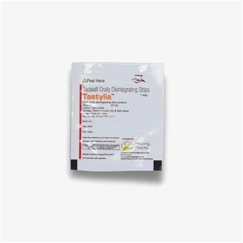 Tastylia Oral Disintegrating Strips 10 Mg 20 Mg At Rs 150 Pack In Nagpur