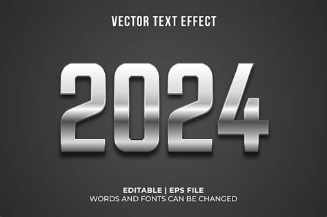 Efecto De Texto Plateado Editable Vector Gratis